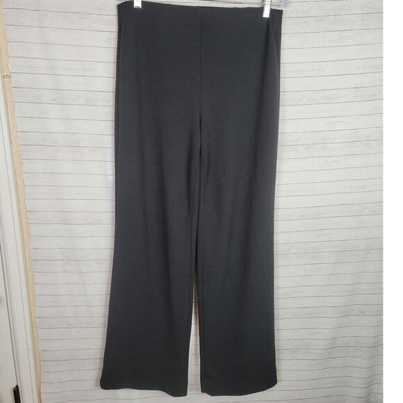 WHBM THE WIDE LEG TROUSER PANTS IN BLACK, SZ 10 - Picture 1 of 16